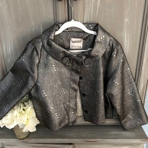 WALTER GIRL Jacket - Silvery Metallic